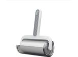 Inf Rullo Adesivo Per Pelucchi - Rimozione Efficiente Di Peli E Polvere Con Nucleo Sostituibile Grigio