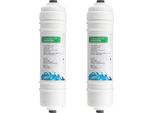 Inf 2 Pezzi Cartuccia Filtro Acqua Post Carbone - Carbone Attivo & Pp Cotone