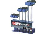 Ks Tools Ergotorque+ Set Di Chiavi Per Perni Con Impugnatura A T, 8 Pz.2-10Mm, 158.8130