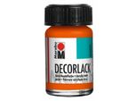 Marabu 1130 39 013 Decorlack Acryl, Arancione 013, 15 Ml