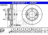 Ate Disco Freno Articolo: 24.0128-0227.1