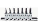 Ks Tools 1/4" Chromeplus Set Di Bussole Torx 7 Pz. TB10-TB40 - 918.1460"