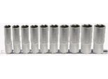 Ks Tools Set Di Bussole Esagonali Da 1/4" Lunghe 10 Pezzi 4-13 Mm - 917.0610"