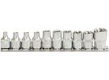 Ks Tools Set Di Bussole Torx-E Da 3/8" 10 Pz. E5-E18 - 911.3930"