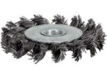 Ks Tools Spazzola Rotonda In Filo D'acciaio 0,5 Mm, ø 100 Mm, 340.0041