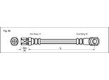 Tubo Freno 478Mm Metzger Per Fuoristrada Lada Niva