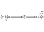 Tubo Freno Anteriore Destro Metzger Per Nissan Almera Ii N16 Hatchback