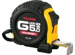Tajima G-LOCK Metro A Nastro 5M/25Mm Con Magnete, TAJ-28426