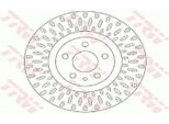 2X Disco Freno Trw DF6522 Per Fiat 500L (351_ 352_) 43 3Mm 284Mm