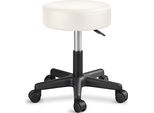 Tresko Sgabello Rotante Regolabile In Altezza Beige 150 Kg | Sgabello Girevole Sgabello 10 Cm Di Spessore Imbottitura 47-60 Cm | Sgabello Da Lavoro Sgabello Da Ufficio Girevole A 360° Con Rotelle