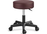 Tresko Sgabello Rotante Regolabile In Altezza Marrone 150 Kg | Sgabello Girevole Sgabello 10 Cm Di Spessore Imbottitura 47-60 Cm | Sgabello Da Lavoro Sgabello Da Ufficio Girevole A 360° Con Rotelle