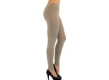 Leggings Da Donna Leggings Lunghi A Vita Alta Arancione Xxl