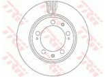 2X Disco Freno Trw DF6484S Per Porsche 911 (964) 911 Cabriolet (964) 80 1Mm