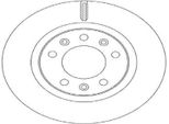 2X Disco Freno Trw DF6785 Per Peugeot 308 Sw Ii 308 Ii 48Mm 266Mm