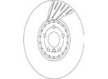 Disco Freno Trw DF6890S Per Bmw 5 Berlina (G30 F90) 5 Touring (G31) X5 (G05)