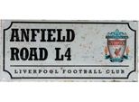 Liverpool Fc - Cartello Stradale TA6253 (Taglia Unica) (Bianco/Nero)