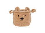 Childhome Cestino Portaoggetti Teddy 25X20X20 Cm Beige