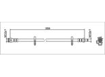 Tubo Freno Anteriore 359Mm Metzger Per Daily Vi