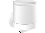 Emco Round Distributeur De Savon Liquide, Manipulation D'une Main, Verre Cristal Satiné, 432113901, 432113901