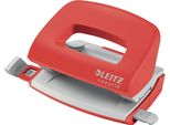 Leitz 5010-00-25 5010 Punch Mini Nexxt Recycle - 10 Fogli, Neutro Dal Punto Di Vista Climatico, Rosso