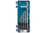 Makita HSS-G Bohrer-Set 6 Col. 2.0 Mm, 3.0 Mm, 4.0 Mm, 5.0 Mm, 6.0 Mm, 8.0 Mm