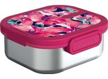Quokka Kai - Contenitore Per Alimenti / Lunchbox In Acciaio Inox (Pink Bloom)