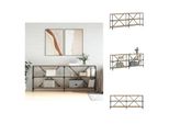 Vidaxl Consolle Rovere Sonoma 180X30X75 Cm Materiale A Base Di Legno E Ferro - Tavoli Laterali