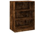 Vidaxl Armadio Rovere Fumé 77X48X102 Cm Materiale A Base Di Legno