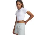 Under Armour Ua Rival Rib Baby Tee - Bianco, Taglia:Xxl
