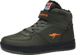 Kangaroos K-CP Bound Mid Ev Scarpa Da Ginnastica Alta Unisex Per Bambini Con Fodera Calda Verde , Numero Di Scarpe: 30 Eu