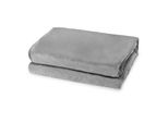 Tolletour Coperta Accogliente Coperta Di Flanella Coperta Universale Divano Giardino In Viaggio Grigio 240 X 220 Cm Super Soft