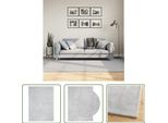 The Living Store Tappeto Huarte A Pelo Corto Morbido E Lavabile Grigio 160X230 Cm