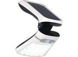 Applique Solare A Led, Sensore Crepuscolare, Luce Indiretta, H 22 Cm