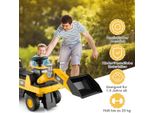 Escavatore Con Sedile Per Bambini Con Spazio Di Stivaggio Sotto Il Sedile E Benna Regolabile Per Bambini Da 1 A 3 Anni