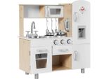 Cucina Per Bambini Con Luci E Suoni Realistici E Frigorifero 72,5 X 29 X 81,5 Cm Bianco