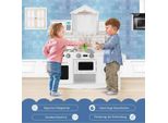 Cucina Per Bambini Compresi Accessori Da Gioco Cucina Da Gioco Con Lavatrice E Forno A Microonde 78 X 29 X 93 Cm Bianco