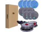 10X Salviette, Accessori Per Mop, Spazzola Per Mop Per Dyson V7, V8, V10, V11, V15