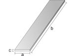 Barra Piatta In Acciaio Inox V2A Grezzo 2B Non Lucidato 20×3 Mm 20 Cm - Antiruggine, Resistente Agli Acidi
