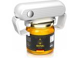 Arendo, Apriscatole Elettrico Per Barattoli Sigillati, Gadget Da Cucina, Apriscatole A Vite A Mani Libere Per Ø Da 3,5 A 10 Cm