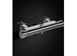 Miscelatore Termostatico Per Doccia Con Doppia Uscita - Cromo - Montaggio A Parete - 264 Mm - 1/2" Bsp - 3/4"" Bsp"