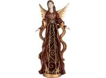 Clayre & Eef Figura Decorativa Angelo 20X15X45 Cm Plastica Rossa