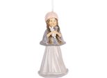 Targhetta Natalizia Clayre & Eef Bambino 11 Cm Plastica Beige