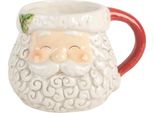 Tazza Clayre & Eef Babbo Natale 550 Ml In Ceramica Bianca