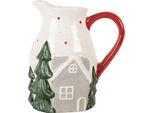 Clayre & Eef Brocca Decorativa 19X14X20 Cm Ceramica Beige