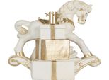 Piantana Per Albero Di Natale Clayre & Eef 47X30X40 Cm In Vetroceramica Bianca