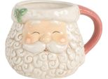 Tazza Clayre & Eef Babbo Natale 550 Ml In Ceramica Bianca
