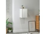 Armadio A Muro 'BurlöV' 50 X 33 X 35 Cm Armadio In Metallo Acciaio Bianco