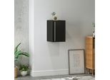 Armadio A Muro 'BurlöV' 50 X 33 X 35 Cm Armadio In Metallo Acciaio Nero