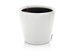 Fioriera Lechuza Classico Premium Ls 21 Bianco Lucido | Fioriera Con Sistema Di Irrigazione | Superficie Lucida | Ø 22 X 20 Cm | 16020