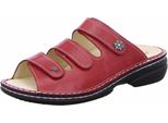Finn Comfort Menorca-Soft Muli Da Donna Con Plantare Morbido In Pelle Rossa Nuovo - Muli Da Donna / Separatori Di Punta, Rosso